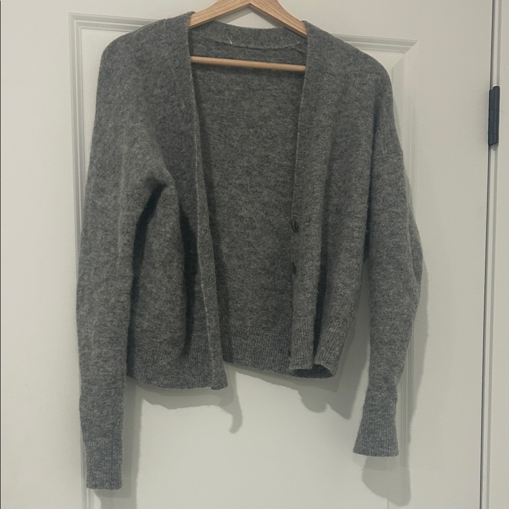 Lulu lemon wool cardigan Gray Women's Cardigan